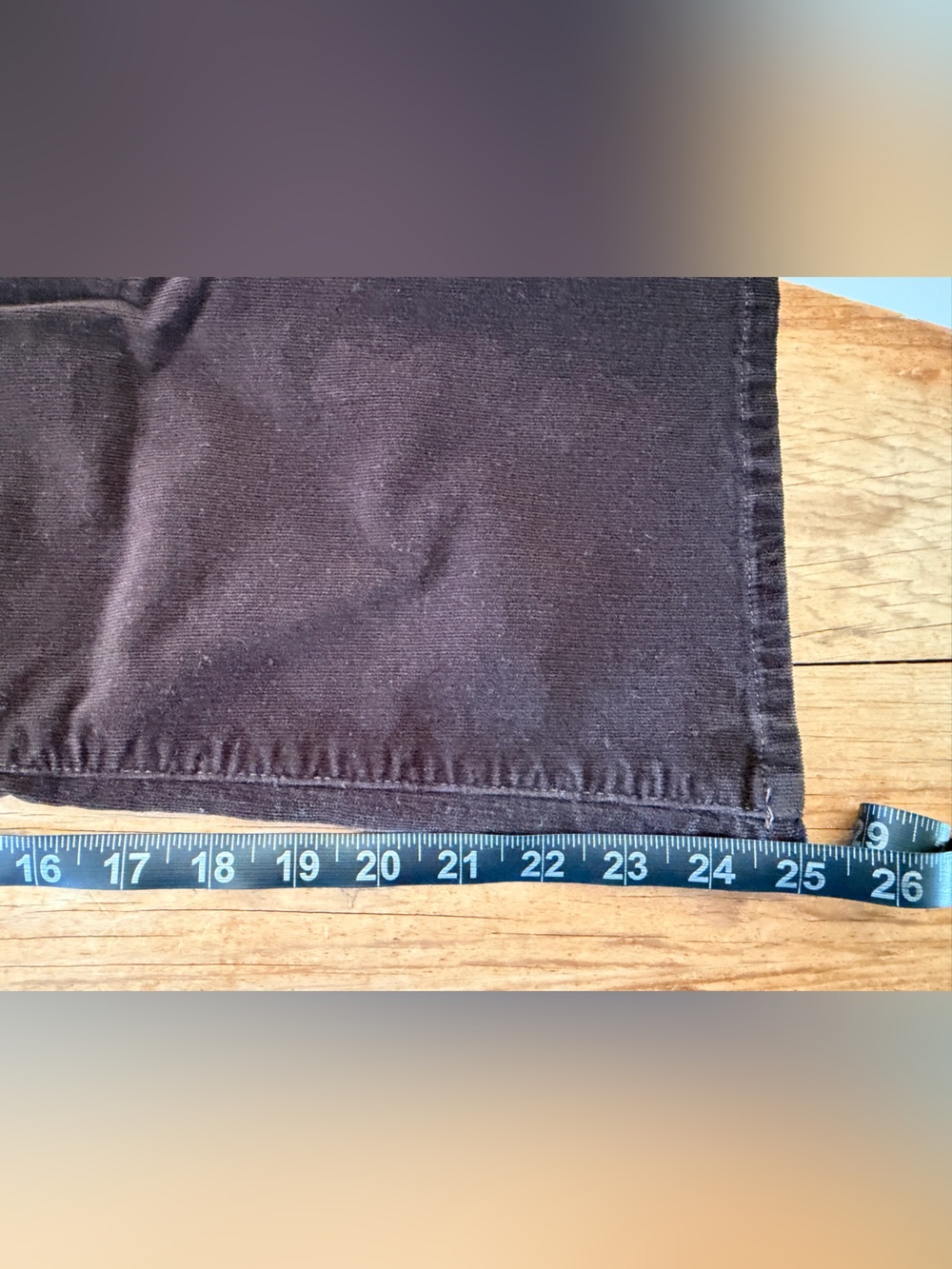 Frame Jeans Le Crop Mini Boot Espresso Brown Corduroy Pants Cotton Women’s 25 - Picture 10 of 10